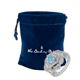 Personalized Love Blossom Ring with FREE Matching Earrings 12226 0045 j giftpouch