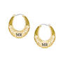 Birthstone Initial Hoops 11897 0011 k november