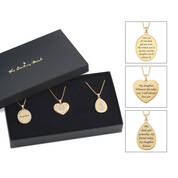 Forever My Daughter Golden Pendant Set 12940 0016 a main