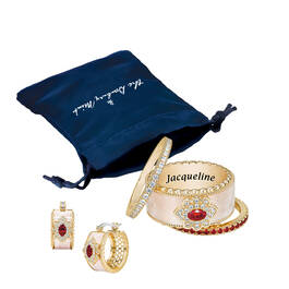 Birthstone Triumph Ring Set with Free Matching Earrings 12274 0012 zn giftpouch