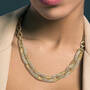 Bold Beautiful Chunky Chain Necklace 12204 0017 m model