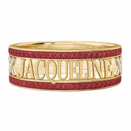 Personalized Birthstone Kiss Ring 6306 001 6 1