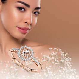 Juliet Morganite&Diamond Ring 12066 0014 m model