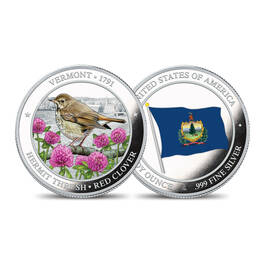 The State Bird and Flower Silver Commemoratives 2167 0104 a commemorativeVT