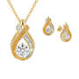 Birthstone Swirl Pendant with Free Matching Earrings 12210 0019 k november