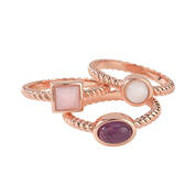 Serenity Strength Spirit Copper Ring Set with FREE Ring Stand 12852 0012 b ring set