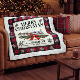 The Personalized Family Christmas Sherpa Blanket 12874 0016 m room