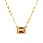 Pretty Petite Citrine Necklace 11599 0046 a main