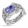 “I Can Do All Things" Birthstone Ring, I Can Do All Things Birthstone Ring 6524 001 2 6