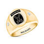 Personalized Army Unit Insignia Diamond Ring 12272 0055 a main