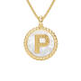 Reversible Initial Pendant 12397 0014 b front