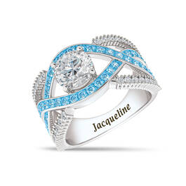 Birthstone Statement Ring 11181 0016 l december