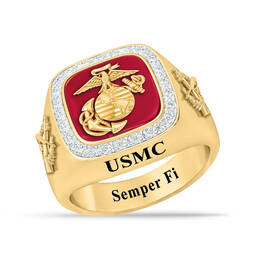 Personalized US Marines Ring 12453 0023 a main