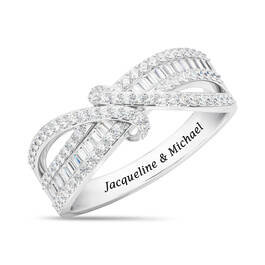 Wrapped in Romance Personalized Diamond Ring 12032 0015 a main