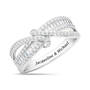Wrapped in Romance Personalized Diamond Ring 12032 0015 a main