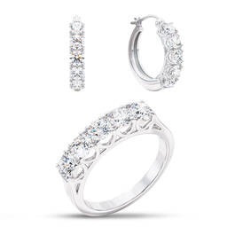 Time to Shine Diamonisse Ring Earring Set 10556 0015 a main