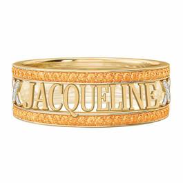 Personalized Birthstone Kiss Ring 6306 001 6 11