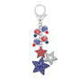 Sparkling Stars Stripes Bag Charm 5536 0036 a main