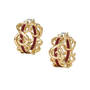 Golden Wave Birthstone Ring 12395 0016 g earring