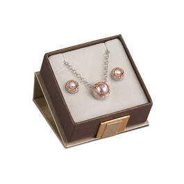 Anatoli Lavender Pearl Necklace with FREE Matching Earrings 12060 0010 g gift box