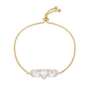 Trio of Hearts Diamond Bracelet 11808 0043 a main