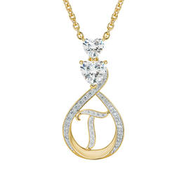 I Love You Diamond Initial Pendant 12795 0012 m pendant