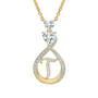 I Love You Diamond Initial Pendant 12795 0012 m pendant