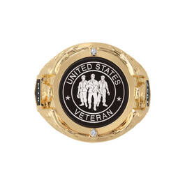 The Personalized Custom Crafted Veteran Ring 12341 0011 b top