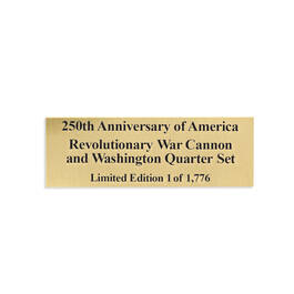 Revolutionary War Battle Cannon 11814 0011 b plaque