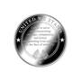 The U.S. Army ® Shield of Honor Commemorative, Shields of Honor Silver plated Commemorative 11736 0016 k back