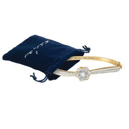 Forever Diamond Rose Bangle 10224 0017 g gift pouch