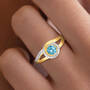 December Birthstone Diamond Swirl Ring 11760 0122 m model