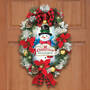Personalized Family Christmas Wreath 12819 0014 c door zoom