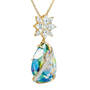 The Radiant Bloom Crystal Diamond Pendant 12597 0012 B sideview
