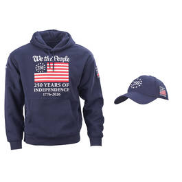 The Personalized USA 250th Hoodie and Hat Set 12524 0010 a main