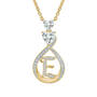 I Love You Diamond Initial Pendant 12795 0012 c pendant