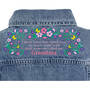 Grandma Denim Vested Hoodie, Grandma Denim Vested Hoodie 11082 0016 b back