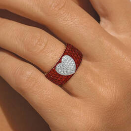 Birthstone Heart Ring 12583 0018 m model