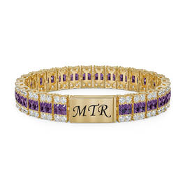 Birthstone Monogram Bracele 12945 0011 b february