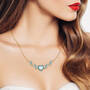 Personalized Everlasting Love Birthstone Necklace 10673 0013 m model