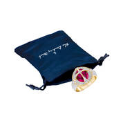 A Divine Flame Ruby Fire Cross Ring 11448 0015 g giftpouch