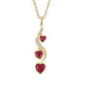 Ruby Hearts Diamond Necklace 12547 0013 a main