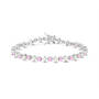 Lab Created Opal Pink Sapphire Bracelet 11142 1426 a main
