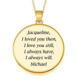 I Love You Personalized Diamond Initial Pendant 10761 0024 g back