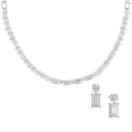 The 37 Carat Platinum Dazzle Neck Free Matching Earrings 12091 0013 a main
