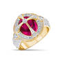 A Divine Flame Ruby Fire Cross Ring 11448 0015 a main