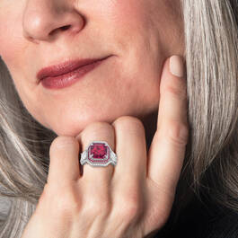 Big Bold Beautiful 13 Carat Birthstone Ring 12248 0015 n model