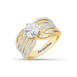 Personalized Winding Way Birthstone Ring 11761 0014 d april