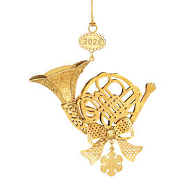 2026 Gold Ornament Collection 12530 0020 d horn