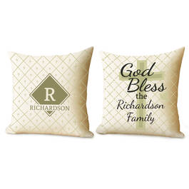 The Personalized Family Blessings Pillow Set 12753 0012 a main